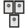 Simply Everyday 4 X 6" Block Frames 3pk - Black 1 Simply Everyday 4 X 6" Block Frames 3pk - Black -Home Furnishing Specialty Store 278309 3pk simply everyday block frames 4x6 black
