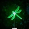B&M Colour Changing Solar Stake Light - Dragonfly -Home Furnishing Specialty Store 286951 colour changing stake solar light dragonfly 2