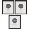 Simply Everyday 8 X 10" Block Frames 3pk - Black