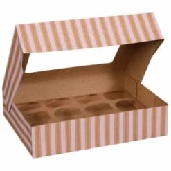 Betty Winters Large Cupcake Boxes 2pk 10 Betty Winters Large Cupcake Boxes 2pk -Home Furnishing Specialty Store 320784 4pk cupcake boxes holds 12 pink 3