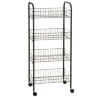 Beldray 4 Tier Multipurpose Trolley - Black -Home Furnishing Specialty Store 328911 beldray 4 tier multipurpose trolley black