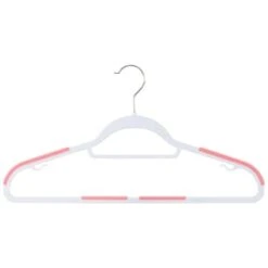 B&M Addis Non-Slip Hangers 6pk - Multi Colour -Home Furnishing Specialty Store 333092 addis 6pk non slip hangers colour 2