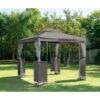 B&M Luxury Steel Framed Gazebo 2.5m - Grey 2 B&M Luxury Steel Framed Gazebo 2.5m - Grey -Home Furnishing Specialty Store 342233 gazebo grey