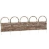 Deluxe Rattan Border Fence 92 X 28cm 1 Deluxe Rattan Border Fence 92 X 28cm -Home Furnishing Specialty Store 353567 wicker fence 92x28cm1