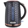 Goodmans Textured Kettle 1.7L - Black & Rose Gold 1 Goodmans Textured Kettle 1.7L - Black & Rose Gold -Home Furnishing Specialty Store 354906 goodmans black and rose gold textured kettle 1 7l