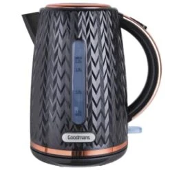 Home Furnishing Specialty Store 17 Goodmans Textured Kettle 1.7L - Black & Rose Gold