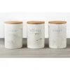 B&M Marble Effect Kitchen Canisters 3pc 1 B&M Marble Effect Kitchen Canisters 3pc -Home Furnishing Specialty Store 356820 storage canisters marble effect tea coffee sugar main