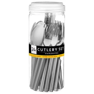 B&M Stainless Steel Cutlery Set 24pc 3 B&M Stainless Steel Cutlery Set 24pc