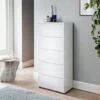 Norsk 5 Drawer Chest - White 2 Norsk 5 Drawer Chest - White -Home Furnishing Specialty Store 358576 norsk 5 drawer chest
