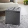 B&M Heritage Storage Ottoman - Grey -Home Furnishing Specialty Store 365965 heritage storage ottoman