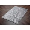 B&M Lexi Microplush Rug 110 X 160cm - Grey