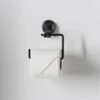 B&M Black Suction Toilet Roll Holder -Home Furnishing Specialty Store 368886 black suction roll holder