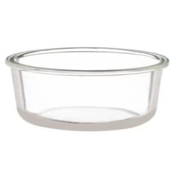 B&M Round Glass Food Containers With Bamboo Lid 2pk -Home Furnishing Specialty Store 376822 2 round glass food containers 3