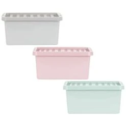 B&M Storage Box With Lid 11L - Sage -Home Furnishing Specialty Store 377031 377033 377036 11l storage box group