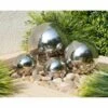 B&M Tranquil Garden Stainless Steel Gazing Balls 4pk 2 B&M Tranquil Garden Stainless Steel Gazing Balls 4pk -Home Furnishing Specialty Store 379370 4pk tranquil garden stainless steel gazing balls