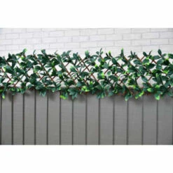 B&M Expanding Artificial Laurel Leaf Trellis 180 X 30cm -Home Furnishing Specialty Store 379971 expanding laurel leaf trellis 180x30cm 2