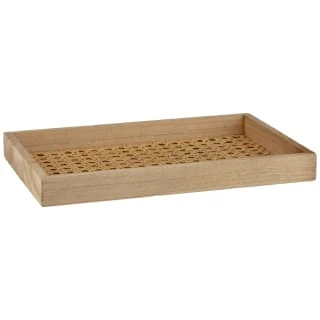 B&M Rattan Rectangle Tray 4 B&M Rattan Rectangle Tray - Image 2