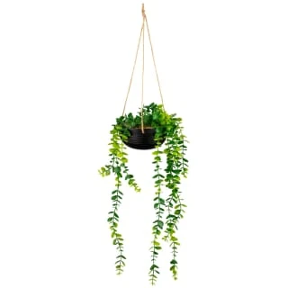 B&M Hanging Trailing Plant In Ceramic Pot 4 B&M Hanging Trailing Plant In Ceramic Pot - Image 2