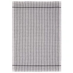 B&M Check Tea Towels - Black 3pk -Home Furnishing Specialty Store 380307 3pk check tea towels black 3