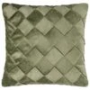 B&M Basket Weave Velvet Cushion - Sage -Home Furnishing Specialty Store 380438 basket weave velvet cushion sage
