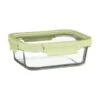B&M Green Glass Food Container - Medium -Home Furnishing Specialty Store 380663 glass food container green medium 2