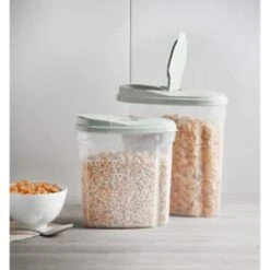 B&M Cereal Storage Container Set 2pk - Sage 15 B&M Cereal Storage Container Set 2pk - Sage -Home Furnishing Specialty Store 380752 cereal storage set 2 peice sage 6