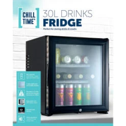 B&M Chill Time Mini Bar Fridge 30L 9 B&M Chill Time Mini Bar Fridge 30L -Home Furnishing Specialty Store 381810 chill time 30l drinks fridge 4