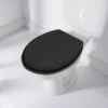 B&M Tongue & Groove Toilet Seat - Black 2 B&M Tongue & Groove Toilet Seat - Black -Home Furnishing Specialty Store 383098 t and g toilet seat black