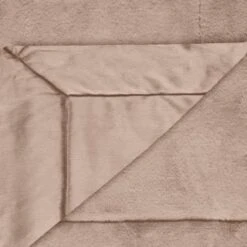 Heritage Collection Aspen Faux Fur Throw - Mink -Home Furnishing Specialty Store 383183 aspen throw dark mink 3