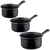 Simply Everyday Sauce Pan Set 3pk 2 Simply Everyday Sauce Pan Set 3pk -Home Furnishing Specialty Store 383599 3 sauce pan set group