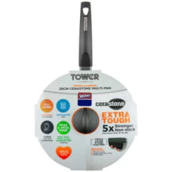 Tower Cerastone Multi-Pan 28cm 9 Tower Cerastone Multi-Pan 28cm -Home Furnishing Specialty Store 383608 28cm cerastone multi pan