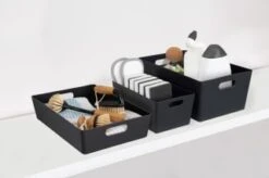 Soho Storage Tub 10 X 30 X 10cm - Graphite 9 Soho Storage Tub 10 X 30 X 10cm - Graphite -Home Furnishing Specialty Store 384312 384322 384405 soho box graphite group