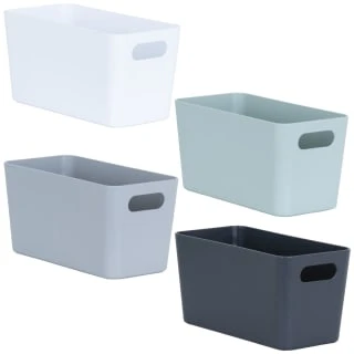 Soho Storage Tub 10 X 30 X 10cm - Grey 4 Soho Storage Tub 10 X 30 X 10cm - Grey - Image 2
