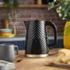 Russell Hobbs Groove Kettle 1.7L - Black & Gold -Home Furnishing Specialty Store 386647 russell hobbs groove black and gold kettle 4