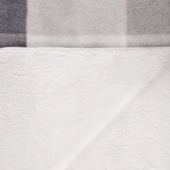 B&M Highland Mono Check Sherpa Doublesided Throw 9 B&M Highland Mono Check Sherpa Doublesided Throw -Home Furnishing Specialty Store 388811 highland check sherpa throw 3