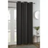 B&M Kent Woven Eyelet Blackout Panel 54 X 86" - Charcoal -Home Furnishing Specialty Store 388869 kent blackout woven panel charcoal