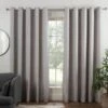 B&M Colorado Hopsack Fully Lined Silver Eyelet Curtains 66 X 72" 2 B&M Colorado Hopsack Fully Lined Silver Eyelet Curtains 66 X 72" -Home Furnishing Specialty Store 388889 388890 388891 388892 388894 colorado eyelet curtain silver