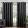 B&M Colorado Hopsack Fully Lined Charcoal Eyelet Curtains 90 X 90" 1 B&M Colorado Hopsack Fully Lined Charcoal Eyelet Curtains 90 X 90" -Home Furnishing Specialty Store 388905 388906 388907 388908 388909 colorado eyelet curtain charcoal