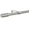 B&M Small Silver Barrel Curtain Pole 122-213cm -Home Furnishing Specialty Store 390193 silver small barrel pole 3