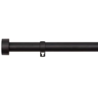 B&M Black Stud End Curtain Pole 120 - 220cm 4 B&M Black Stud End Curtain Pole 120 - 220cm - Image 2