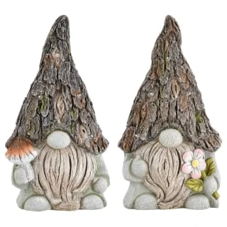 B&M Solar Rustic Gonk Gnome Ornament - Mushroom 5 B&M Solar Rustic Gonk Gnome Ornament - Mushroom - Image 3