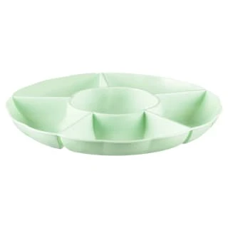 B&M Chip & Dip Bowl - Green 3 B&M Chip & Dip Bowl - Green