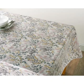 B&M Floral Wipe Clean Printed Tablecloth 132 X 178cm 3 B&M Floral Wipe Clean Printed Tablecloth 132 X 178cm