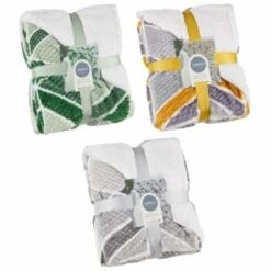 B&M Simply Geo Waffle Throw - Ochre 11 B&M Simply Geo Waffle Throw - Ochre -Home Furnishing Specialty Store 394916 394917 394920 simply geo waffle throw group