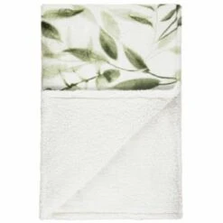 Winston Green Leaf Sherpa Throw -Home Furnishing Specialty Store 394948 winston leaf sherpa throw green 2