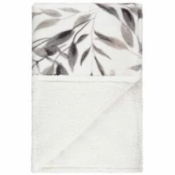 Winston Mono Leaf Sherpa Throw -Home Furnishing Specialty Store 394976 winston leaf sherpa throw mono 3