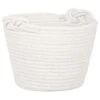 B&M Cara Rope Basket With Handle - White -Home Furnishing Specialty Store 395873 cara rope basket with handle white